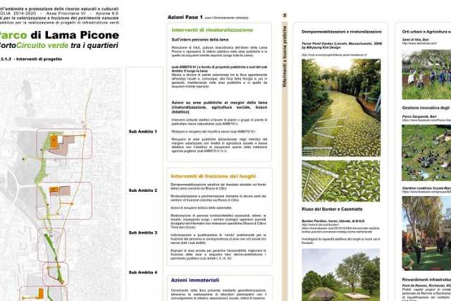 Bari, finanziato il progetto per il parco di Lama Picone